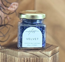 Load image into Gallery viewer, Scented Salt Crystals by Hunted Design Co - VELVET 60 g