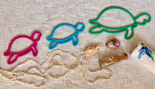 Load image into Gallery viewer, Custom Knitted Wire Art Turtle | Handmade Nursery Wall Decor