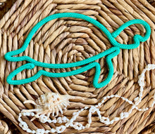 Load image into Gallery viewer, Custom Knitted Wire Art Turtle | Handmade Nursery Wall Decor