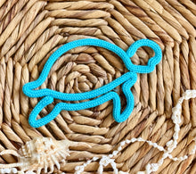 Load image into Gallery viewer, Custom Knitted Wire Art Turtle | Handmade Nursery Wall Decor