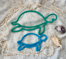 Load image into Gallery viewer, Custom Knitted Wire Art Turtle | Handmade Nursery Wall Decor