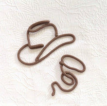 Load image into Gallery viewer, Wild West Knitted Wire Art Collection - READY TO SHIP
