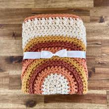Load image into Gallery viewer, Rainbow Pram/Bassinet/Car Seat Blanket by Hunted Design Co