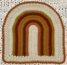 Load image into Gallery viewer, Rainbow Pram/Bassinet/Car Seat Blanket by Hunted Design Co