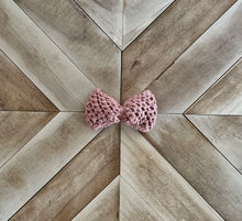 Load image into Gallery viewer, Crochet Bows By Hunted Design Co