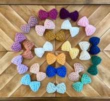 Load image into Gallery viewer, Crochet Bows By Hunted Design Co