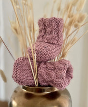 Load image into Gallery viewer, Handknitted Australian Wool Baby Booties