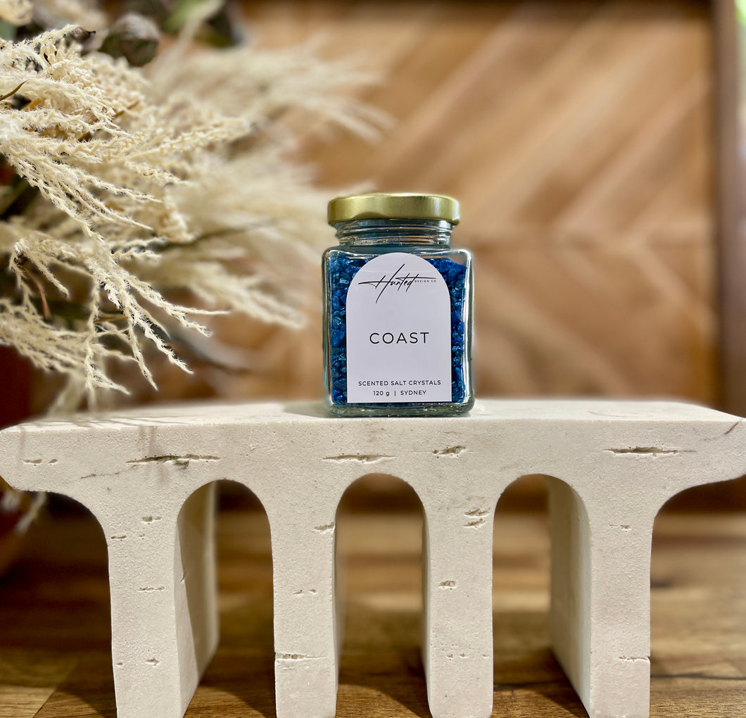 Scented Salt Crystals by Hunted Design Co - COAST 120 g