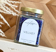 Load image into Gallery viewer, Scented Salt Crystals by Hunted Design Co - VELVET 120 g
