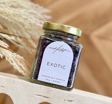 Load image into Gallery viewer, Scented Salt Crystals by Hunted Design Co - EXOTIC 120 g
