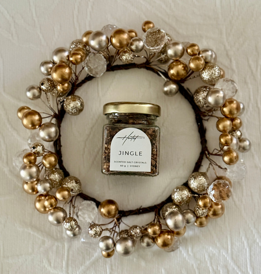 Scented Salt Crystals by Hunted Design Co - JINGLE 60 g